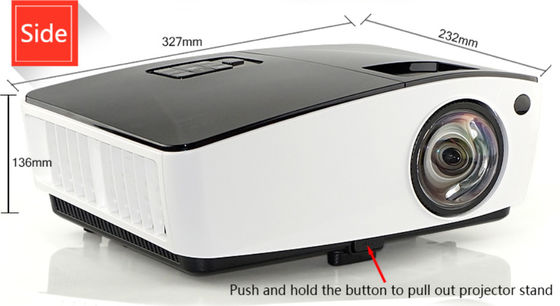 280W DLP Lazer Projektör 1024 x 768 XGA DLP Kısa Mesafeli Projektör Lamba Projektör