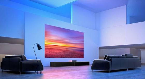 Ultra HD 4K Lazer Kısa Atış Projekörü 4000 Lumen Akıllı Projekör Aile Okulu ve Şirket için