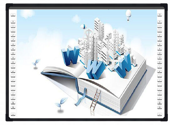 86 İnç Etkileşimli Beyaz Tahta Sınıf Toplantıları İçin Kızılötesi 10 Dokunmatik Nokta