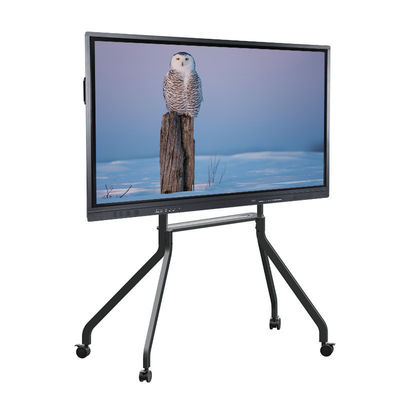 4K LED Etkileşimli Akıllı Tahta 65 inç Android 8 Sistemi, Alüminyum Çerçeve, Destek OPS
