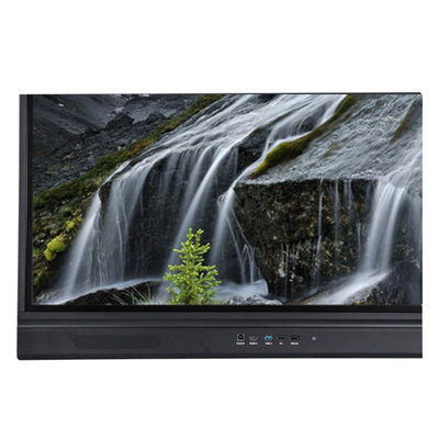 65 İnç LED İnteraktif Beyaz Tahta, Android Akıllı Düz Panel 20/40 Dokunmatik Nokta Kızılötesi Siyah Renk