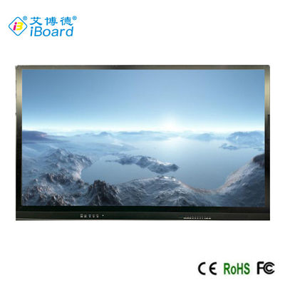 86 Inch All In One Bilgisayar Etkileşimli Dokunmatik Ekran Akıllı TV Monitörleri Öğretim ve Toplantı Ekipmanı