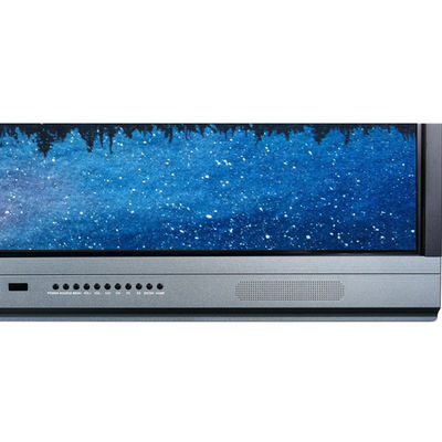 Toplantı Sunumu için Duvara Monte 75 İnç İnteraktif Beyaz Tahta PC, Android 8, Alüminyum Alaşımlı Çerçeve Düz Panel