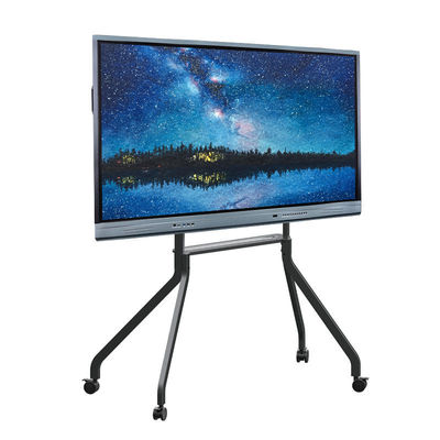 Toplantı Sunumu için Duvara Monte 75 İnç İnteraktif Beyaz Tahta PC, Android 8, Alüminyum Alaşımlı Çerçeve Düz Panel