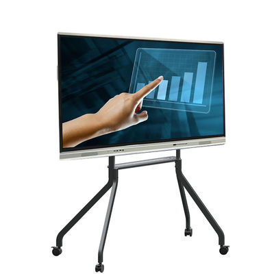 65'' Çoklu Dokunmatik Ekran Monitör İnteraktif Beyaz Tahta Konferans için Siyah Alüminyum Çerçeve