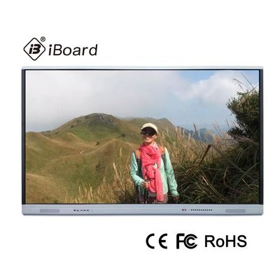 3840*2160 LCD Öğretim Tahtası 5ms Etkileşimli Dokunmatik Tahta Windows Linux İşletme veya Okul Eğitimi İçin Kızılötesi