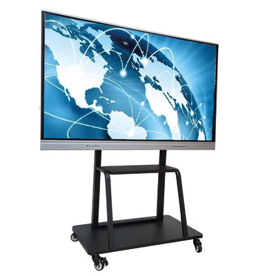 İş 4K için Anti-mavi Etkileşimli Düz Panel Yüksek Doğruluk 2mm Akıllı Tahtalar