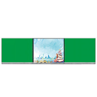 Akıllı Blackboard 75 86 Inch Ekran Çoklu Parmaklı Etkileşimli Dokunmatik Yan Çubuğu Sol Sağ Tahta Sınıf Öğrencisi İçin