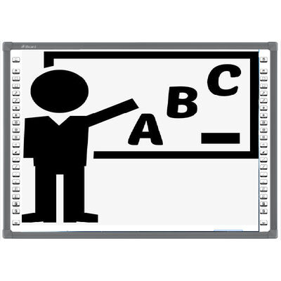 86 İnç Etkileşimli Beyaz Tahta Sınıf Toplantıları İçin Kızılötesi 10 Dokunmatik Nokta