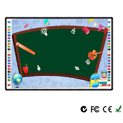 90 İnç Kızılötesi Etkileşimli Akıllı Tahta Elektronik Beyaz Tahta USB Arayüzü Seramik Nano Yüzey