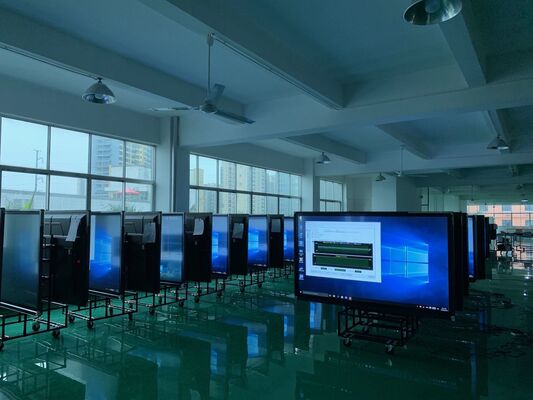 65/75/86/98 Inch Multi-Touch Interactive Touch Screen Whiteboard 4K çözünürlüğü ile öğretim ve iş toplantıları için