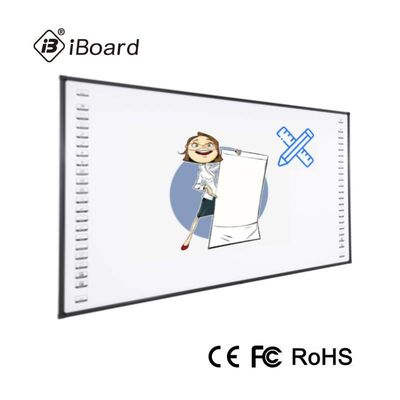 CE Rohs FCC 105 İnç Kızılötesi Etkileşimli Beyaz Tahta Desteği Kuru Silinmiş IWB