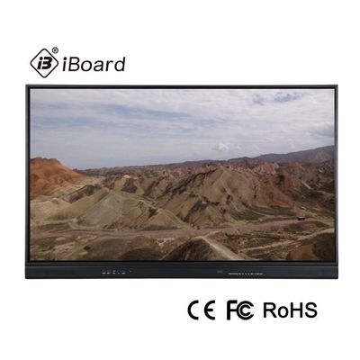 20 Dokunma Noktası 75 Inch LCD Akıllı Yönetim Kurulu Okul Ofis Konferansında Etkileşimli Dokunma Çözümleri İçin Etkileşimli Düz Panel