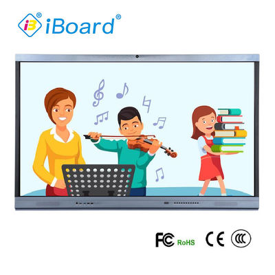 Sınıf için IBoard FCC CE CB 65in Akıllı Etkileşimli Beyaz Tahta Android 9