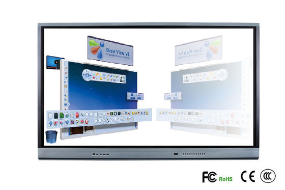 Eğitim için 86 İnç 4K Android Dokunmatik Ekran Etkileşimli Beyaz Tahta FCC
