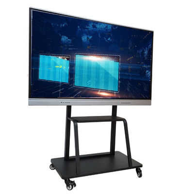 Okul Android 11 75 İnç İnteraktif Düz Panel Çoklu Dokunmatik LED Ekranlı Monitör, Sınıf İçin