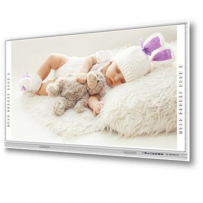 Sınıf Hepsi Bir Arada Kızılötesi Etkileşimli Beyaz Tahta Toplantı için RoHS Akıllı TV Beyaz Tahta