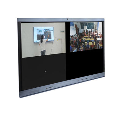 Video Konferans E Öğrenme için 4K Kamera Mikrofonunda Yerleşik IBoard Etkileşimli Beyaz Tahta