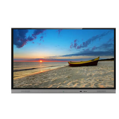 4K Interactive Whiteboard IFPD Akıllı Monitörler Çoklu Dokunmatik Ekran Ekranı Kamera ve Mikrofonla Okul için Tek Bilgisayarda