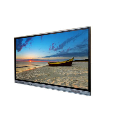 4K Interactive Whiteboard IFPD Akıllı Monitörler Çoklu Dokunmatik Ekran Ekranı Kamera ve Mikrofonla Okul için Tek Bilgisayarda