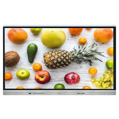 4K Interactive Whiteboard IFPD Akıllı Monitörler Çoklu Dokunmatik Ekran Ekranı Kamera ve Mikrofonla Okul için Tek Bilgisayarda