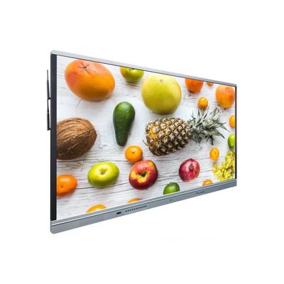 4K Interactive Whiteboard IFPD Akıllı Monitörler Çoklu Dokunmatik Ekran Ekranı Kamera ve Mikrofonla Okul için Tek Bilgisayarda