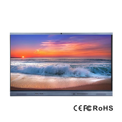 Eğitim için IR LED İnteraktif Beyaz Tahta 75 &#39;&#39; İnteraktif LCD Düz Panel Dokunmatik Monitör
