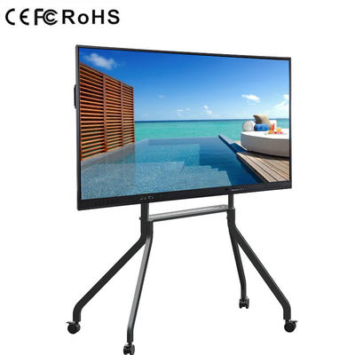 iBoard Geniş Ekran Alüminyum Çerçeve Kızılötesi Etkileşimli Beyaz Tahta 86 inç 4k Etkileşimli Panel