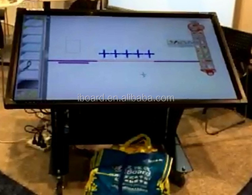 CE FCC LED Kiosk Ekranı İnteraktif Dijital İşaret Pencere Sistemi İş Reklamı için