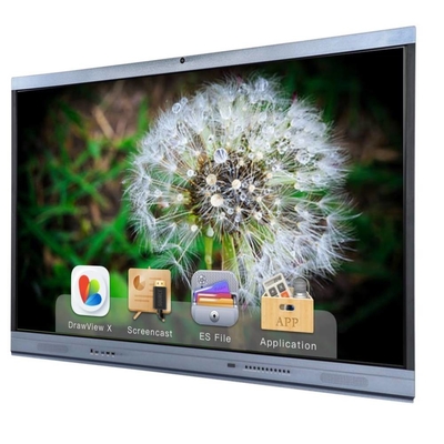 Android 11 IR Etkileşimli Beyaz Tahta 65 75 86 inç YL Serisi Düz Panel Ekran USB Bağlantı Noktası Çocuklar İçin OTA Çoklu Dokunma Noktaları
