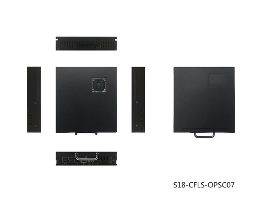 IBoard Taşınabilir Etkileşimli Düz Panel Siyah Mini Dahili OPS I7 I5 Nesil Intel Core