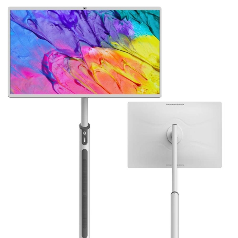LCD Akıllı Tahta 32 Inç Hareketli Çoklu Dokunmatik Video Toplantı Online Gösterim Öğretim Monitör Ekran Video Oyuncuları için