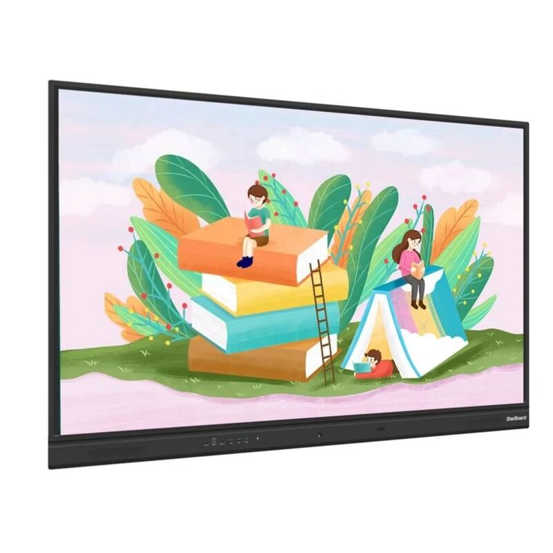 65 75 86 inç 4K Ultra HD Windows OS Akıllı Tahta Taşınabilir Standlı Duvar Montajlı LCD Ekran