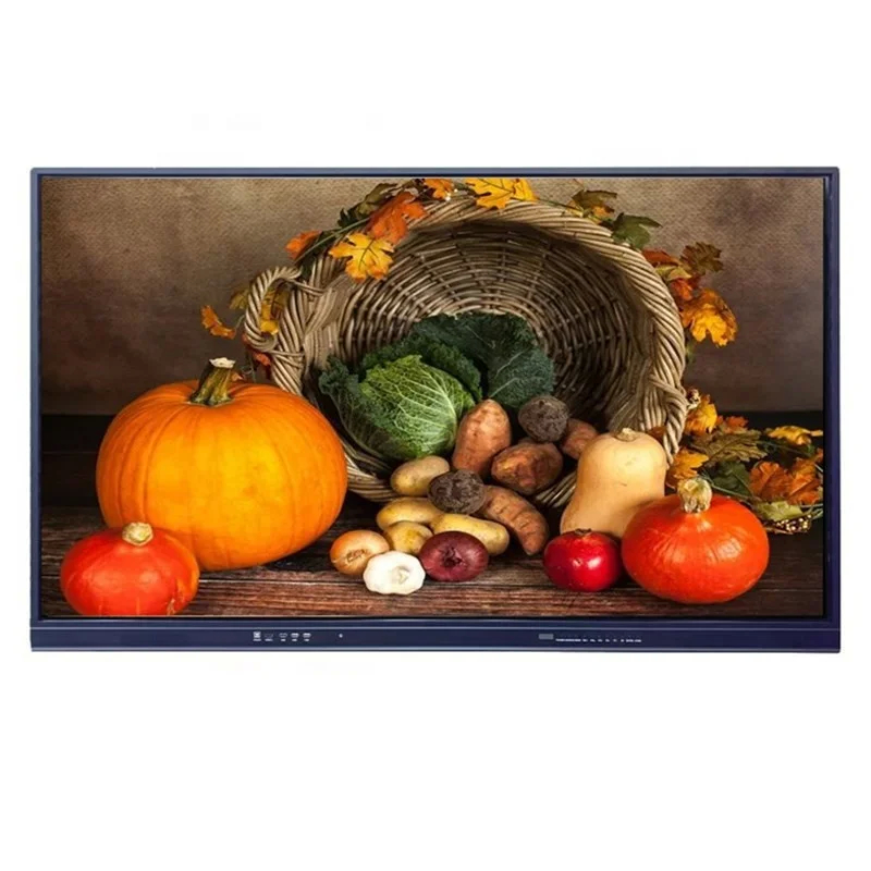 Akıllı Etkileşimli Tahta 4K HD Dokunmatik Ekran Okul çocuklarına öğretmek için ısıtılmış cam jest tanıma