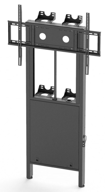 Elektrikli Yükseklik Düzenlenebilir Etkileşimli Whiteboard Stand Akıllı TV Dokunmatik Monitörler Yer veya Duvar Montajı Kullanım Standı