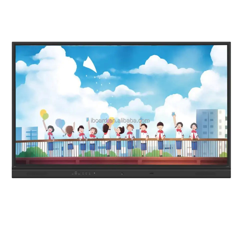 65 75 86 inç 20 Touch Android Interactive Flat Panel with 4000: 1 Kontrast 6ms WIFI Hotspot ile HDMI/VGA/USB çıkışları