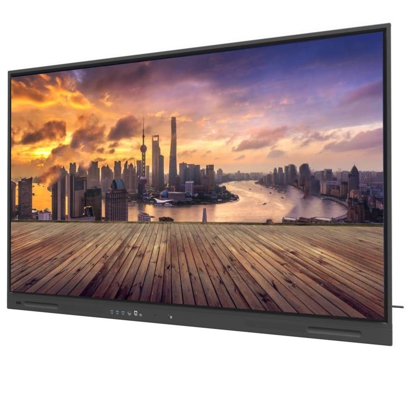 110 Inch Android 13 Iboard İletişimsel beyaz tahta, toplantı ofisi için ışık sensörü ile kalınlaştırılmış cam öğretim yazılımı