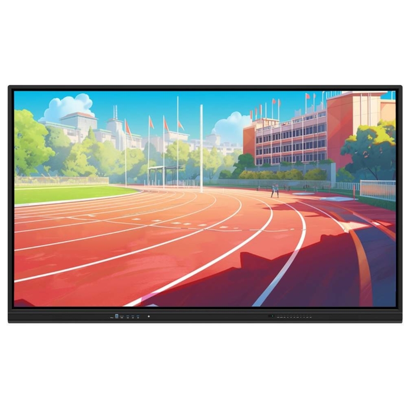 iboard 55 inç interaktif düz ekran ekran LCD dokunmatik ekran monitörü TE-QS serisi eğitim için USB HDMI bağlantısı ile