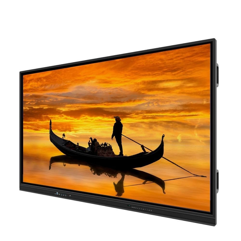 75 Inç LCD Akıllı Yönetim Kurulu Android 14 50 VGA DP USB Port ile dokunma noktası Wifi Bluetooth Okul Ofis Eğitimi için