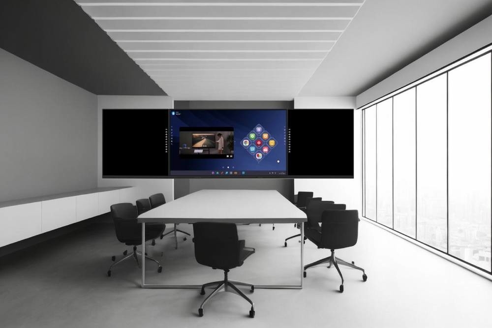 Akıllı Blackboard 86 98 Inch Panel Whiteboard Android Annotasyon için Windows All In One Paylaşım Kayıt Öğretim