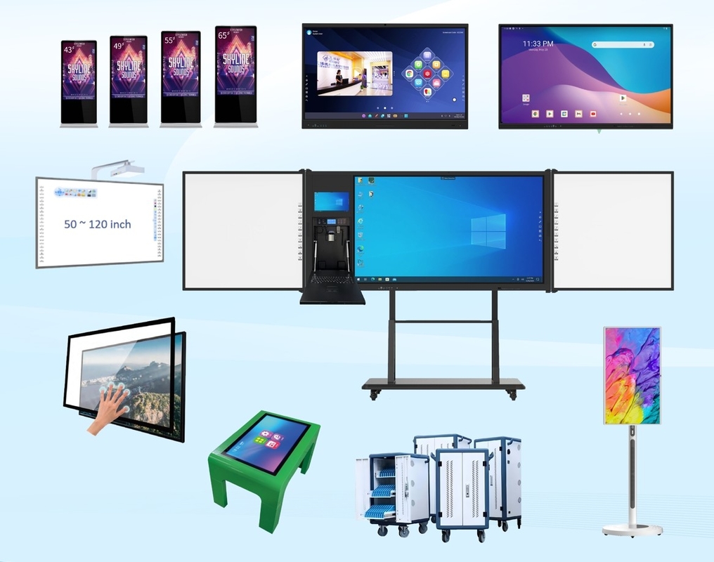 Android Dijital Whiteboard 75 inç boyutlu panel ile nihai B2B verimliliği artırıcı