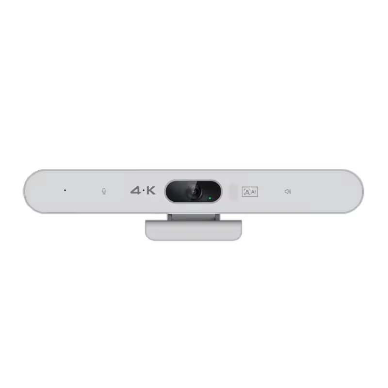 Siyah Beyaz Kolay Kurulum 4K Web Kamera Video Konferans Kamera USB AI Otomatik Takip 2160p Web Kamera Takip Konuşmacı Konferans Odası Sesle