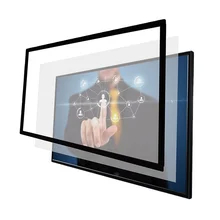 Yeni iboard fabrika özelleştirilmiş 19 32 43 55 65 75 86 inç USB gücü 10 dokunma noktası ve cam ile kızılötesi dokunma çerçevesi