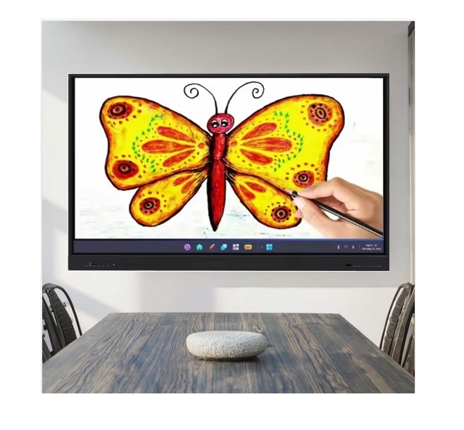 Fabrika Doğrudan Destek OEM IBoard OPS Bilgisayar Mini PC Yerleşik Android 13 EDLA IR için Etkileşimli Whiteboard Akıllı Dokunmatik Ekran