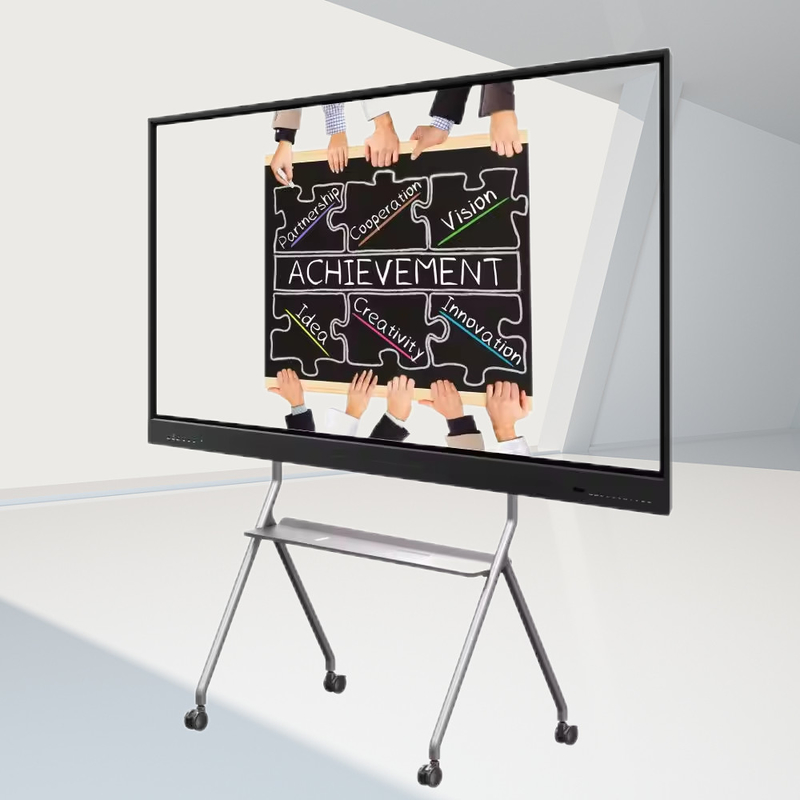 86 inç 4k Dijital Akıllı Düz Panel Çoklu Dokunmatik Ekran Okul Öğretimi Toplantısı Konferansı için Etkileşimli Taşlar