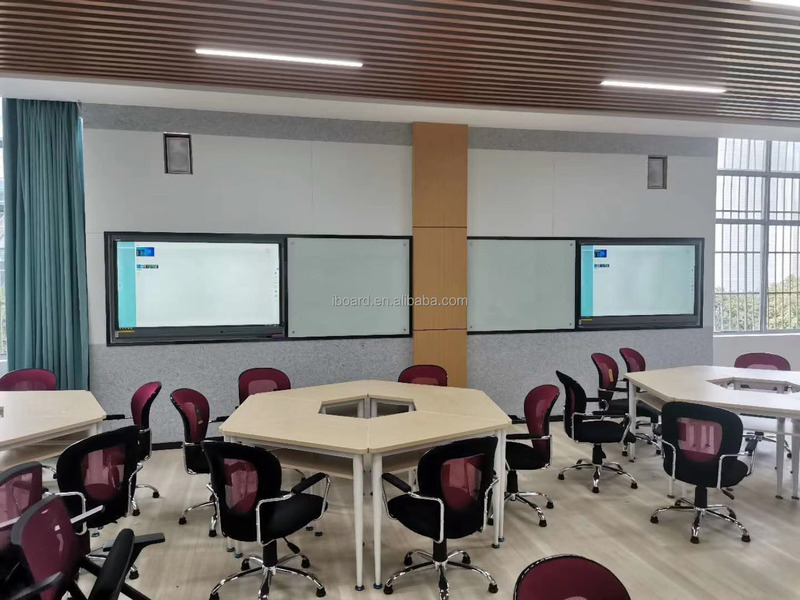 Iboard Interactive Whiteboard 98 105 110 Inch 4K Çözünürlük Alüminyum Çerçeve Öğretim Ofisi Yazılımı Zoom Takımlar Toplantı Kamera Mikrofonu Ofis Sınıfı için İsteğe Bağlı