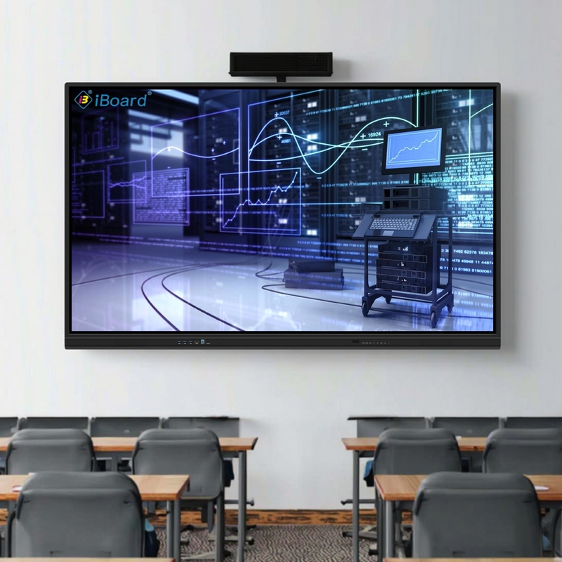 65 75 86 98 Inch 4K LCD Interactive Whiteboard Touch Panel Akıllı Sınıf Elektronik Tahta Öğretim için Dijital Akıllı Tahta
