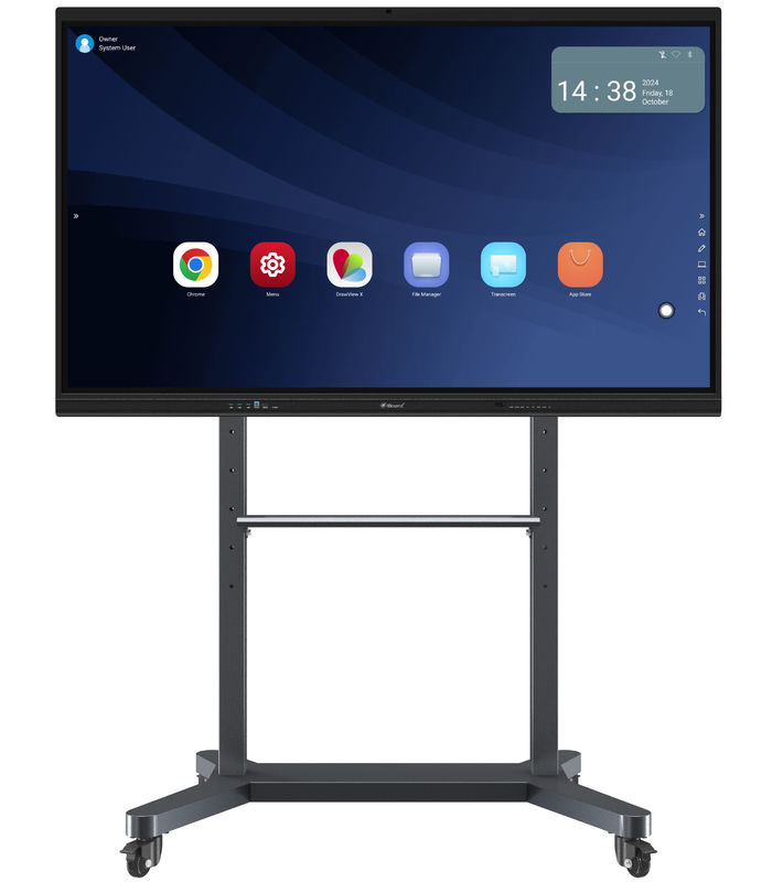 Siyah Renkli El Kalibrasyonu USB Arayüzü ve OEM Rengi ile Taşınabilir Etkileşimli Whiteboard