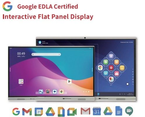 Bluetooth 5.0 Interaktif Dokunmatik Ekran Monitörü Duvar Montajı veya Kişiselleştirilmiş Kurulum için Mobil Stand