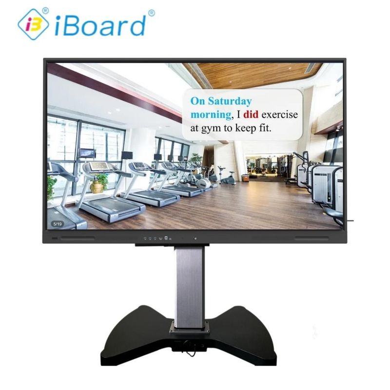 65 inç 4K UHD Interactive Flat Panel Smart TV Yeni Android Sistem Ekipmanı Sınıf Ofisi Toplantısı için